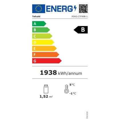 Comptoirs Réfrigérés Vitrées Noir 248L