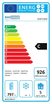 Armoire Réfrigérée 2 portes Inox Tropicalisée - 1400 L
