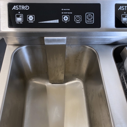 Friteuse induction double bac 2 x 8L - Déclassé