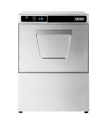Lave Vaisselle Professionnel Double Paroi Triphasé, 50x50 cm - Pompe De Vidange Intégrée