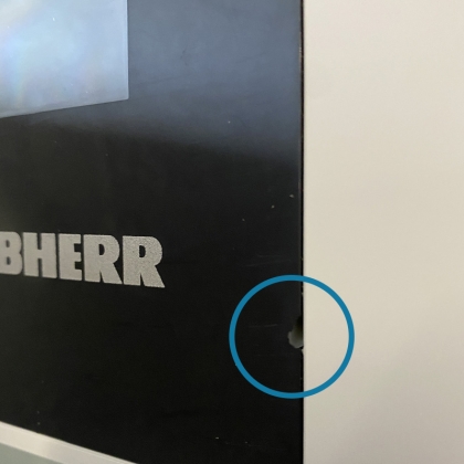 Armoire positive inox ventilée, porte vitrée, 347L, Liebherr - Déclassé