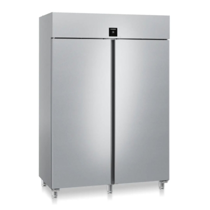 Armoire positive GN2/1, cuve inox emboutie, 2 portes - 1360L