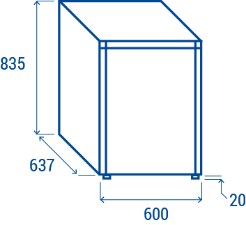 Mini Armoire Réfrigérée Inox, 200L - Cool Head