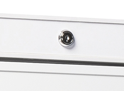 Armoire Négative 600L Laquée Blanc