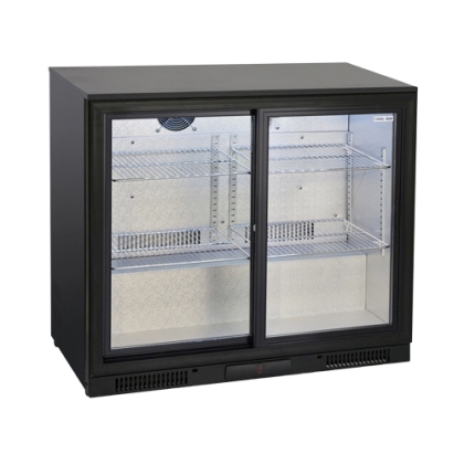 Frigo de Bar Sous Comptoir 2 Portes Coulissantes - Déclassé