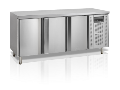 Table réfrigérée négative GN1/1 - 3 portes, 402L