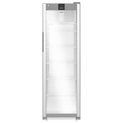 Armoire positive inox ventilée, porte vitrée, 400L - LIEBHERR