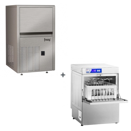 Pack Machine à Glacons + Lave Verre