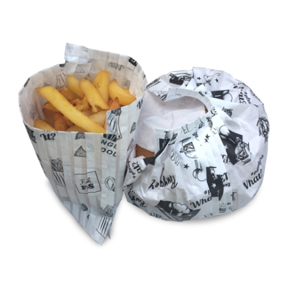 Emballage Burger Pleatpak - XL Snack