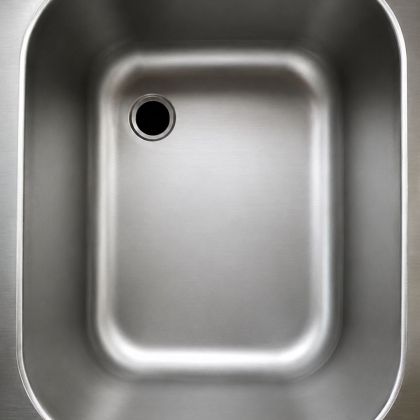 Plonge 1 Bac à droite avec passage lave-vaisselle P 700 mm