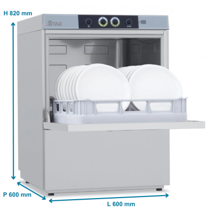 Lave-vaisselle Professionnel Triphasé + Pompe de vidange - StarTech