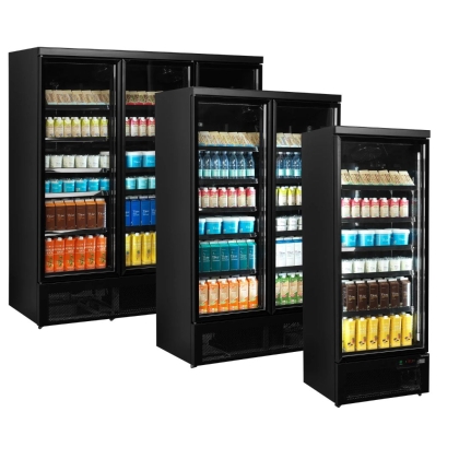  Vitrine réfrigérée 2 portes, 809L - Classe B