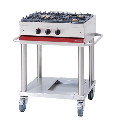 Table de cuisson Gaz - 3 Brûleurs - L 900 mm