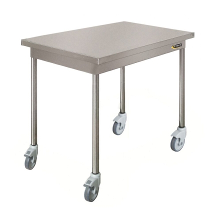 Table Inox Centrale Mobile L 1200 mm
