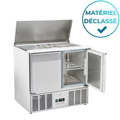 Saladette GN1/1 Top Granit 2 portes - Déclassé