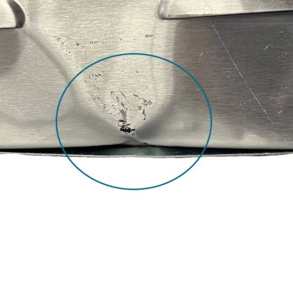 Plancha électrique professionnelle Chrome 50X47Cm - Déclassé