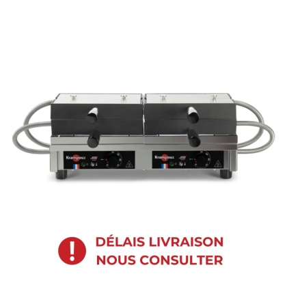 Gaufrier électrique double - 4 x 6 Bruxelles