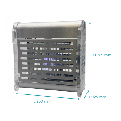 Désinsectiseur FlyingBox - Inox - 1x5W
