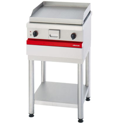 Gril acier nervuré gaz à poser  L 600 mm