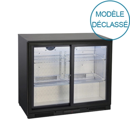 Frigo de Bar Sous Comptoir 2 Portes coulissantes - Déclassé
