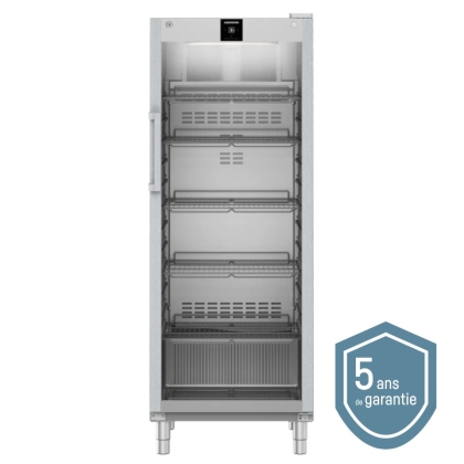 RéfrigérateUr Vitrée GN 2/1 Ventilé Inox 688L