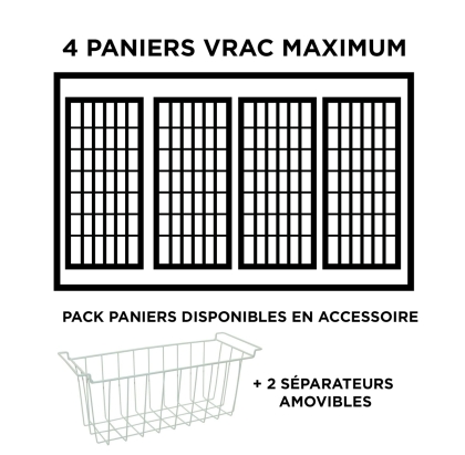 Congélateur Portes Vitrées Coulissantes - 300 L - Déclassé