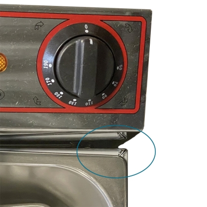 Friteuse Électrique Double 2x10L - Déclassé 