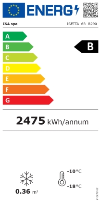 Congélateur de Crème Glacée Vitrine Bombée, 6 Bacs
