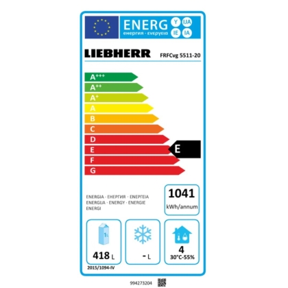 RéfrigérateUr Vitrée GN 2/1 Ventilé Inox 600L