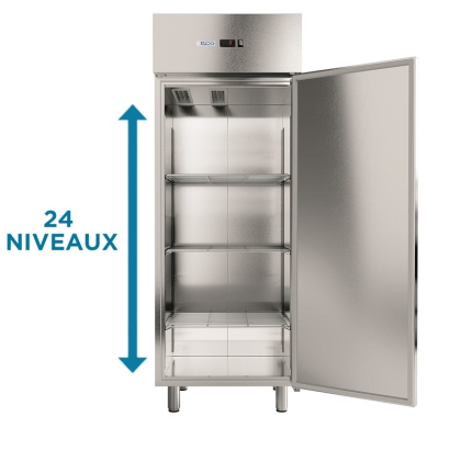 Armoire négative compacte GN2/1, cuve inox - 700L