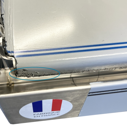 Plancha électrique professionnelle Inox Grand Modèle - Déclassé