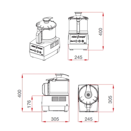 Blixer 2 Robot Coupe - 2,9 L