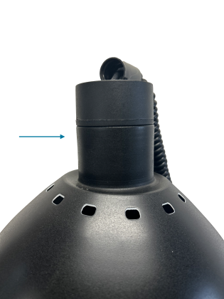 Lampe Chauffante Noire - Déclassé