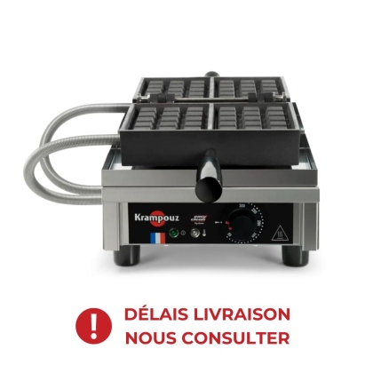 Gaufrier électrique ouverture 180° - basculement avant / arrière - 3 x 5 Bruxelles