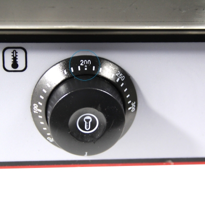 Grill Panini Électrique Rainuré Double - Déclassé