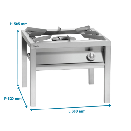 Réchaud gaz sur pieds - 20 kW