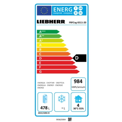 RéfrigérateUr Vitrée GN 2/1 Ventilé Inox 688L