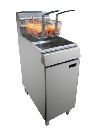 Friteuse Gaz Sur Coffre Haut Rendement 25L