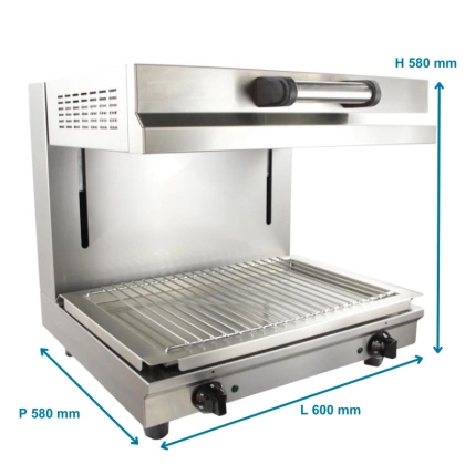 Salamandre Électrique 2 Zones Hauteur Réglable - Déclassé