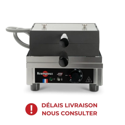 Gaufrier ouverture 90° - 2 gaufres - 4 x 6 Liège Paty