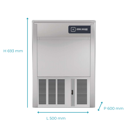 Machine à Glaçons Creux 45 kgs/jours 240W