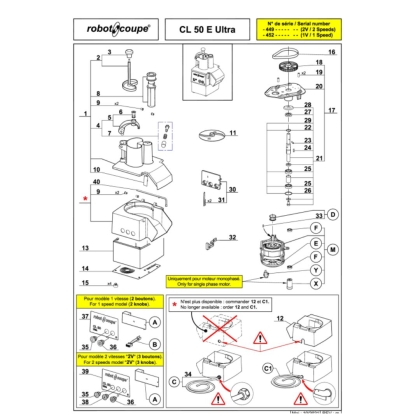 Ensemble De Tige Verrouillage CL50