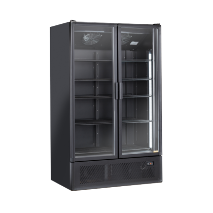 Armoire à boissons ventilée noire - 1200 L 