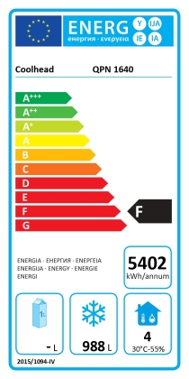 Armoire Euronorme négative, 2 portes, 1300 L
