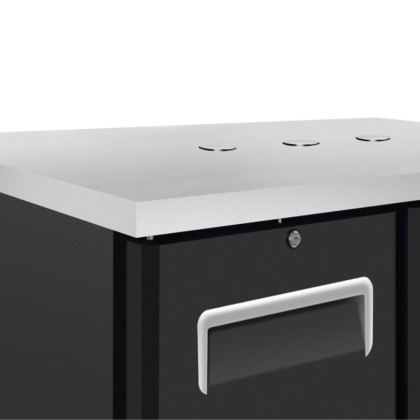 Refroidisseur de Fut noir - 6x20L