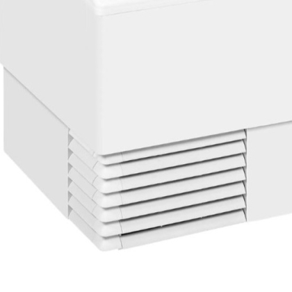 Congélateur de Crème Glacée Vitrine Plate, 7 Bacs