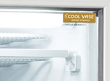 Armoire réfrigérée négative vitrée blanche - 300 L