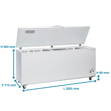 Congélateur Coffre 700L