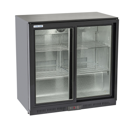 frigo bar 2portes COULISSANTES 900X520X870 TEMP +2°/+8°C topcol