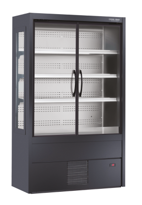 Vitrine Réfrigéré Murale Noir - 435L